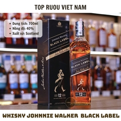 Whisky Johnnie Walker Black Label - 700ml - 40% - Scotland