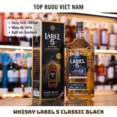 Whisky Label 5 Classic Black - 1000ml - 40% - Scotland
