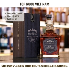 Whisky Jack Daniel's Single Barrel - 750ml - 47% - Mỹ