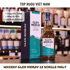 Whisky Glen Moray 12 Speyside Single Malt - 700ml - 40% - Scotland