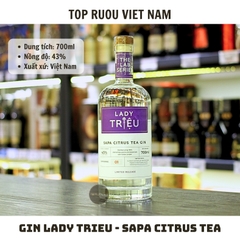 Gin Lady Trieu - Sapa Citrus Tea - 700ml - 43% - Việt Nam