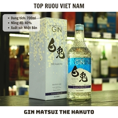 Gin Matsui The Hakuto - 700ml - 40% - Nhật Bản