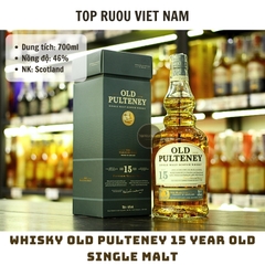 Whisky Old Pulteney 15 Year Old Single Malt - 700ml - 46% - Scotland