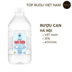 Rượu Hà Nội Can 4000ml - 35% - Việt Nam