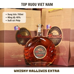 Whisky Halliwis Extra (Kèm Túi Giấy Hãng) - 700ml - 40% - Pháp