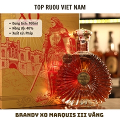Brandy XO Marquis III Vàng - 700ml - 40% - Pháp