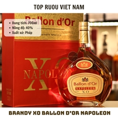 Brandy XO Napoleon Ballon D'or - 700ml - 40% - Pháp (Không Hộp - Không Ly)