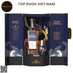 Hộp Quà Whisky Bushmills 12 Years (Kèm Túi Giấy Hãng) - 700ml - 40% - Scotland