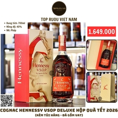 Hộp Qùa Tết Cognac Hennessy VSOP Deluxe F26 - 40% - 700ml - Pháp
