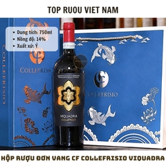 Hộp Quà Rượu Vang Đỏ CF Collefrisio Viquadra Montepulciano D'abruzzo (Kèm Túi Hãng) - Ý - Montepulciano - 14% - 750ml