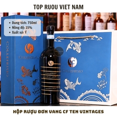 Hộp Quà Rượu Vang Đỏ CF Ten Vintages - Ý - Montepulciano - 15% - 750ml