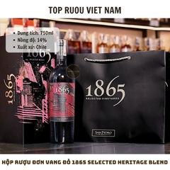 Hộp Quà Rượu Vang Đỏ 1865 Selected Heritage Blend - Chile - Cabernet Sauvignon, Syrah, Merlot, Malbec, Cabernet Franc, Petit Verdot - 14% - 750ml