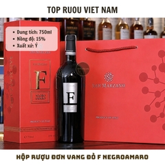 Hộp Quà Rượu Vang Đỏ F - Ý - Negroamaro - 15% - 750ml