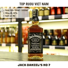 Whisky Jack Daniel's No 7 - 1000ml - 40% - Mỹ