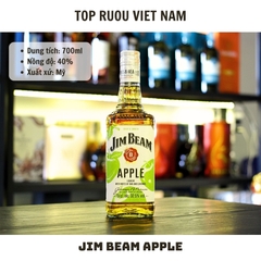 Whisky Jim Beam Apple Kentucky Straight Bourbon - 700ml - 30% - Mỹ