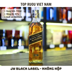 Whisky Johnnie Walker Black Label (Không Hộp) - 750ml - 40% - Scotland
