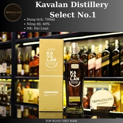 Whisky Kavalan No.1 Distillery Select - 700ml - 40% - Đài Loan