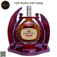 Kệ Rượu Gỗ Brandy XO Ballon D'or - 700ml - 40% - Pháp