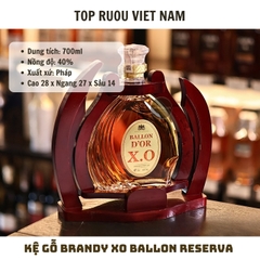 Kệ Gỗ Brandy XO Ballon Reserva - 700ml - 40% - Pháp