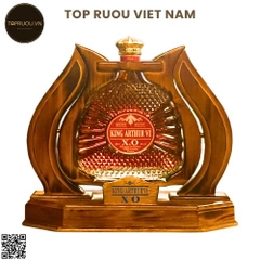 Kệ Gỗ Brandy XO King Arthur VI - 3000ml - 40% - Pháp