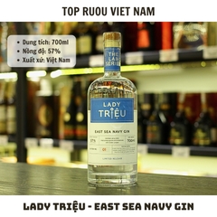 Gin Lady Trieu - East Sea Navy - 700ml - 57% - Việt Nam