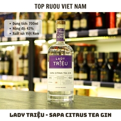 Gin Lady Trieu - Sapa Citrus Tea - 700ml - 43% - Việt Nam