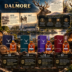 Whisky The Dalmore 18 Single Malt - 700ml - 43% - Scotland