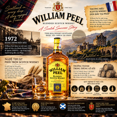 Whisky William Peel - 700ml - 40% - Scotland