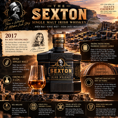 Whisky Sexton Single Malt Irish - 700ml - 40% - Ireland