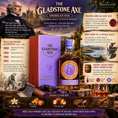 Whisky The Gladstone AXE American Oak Blended Malt Scotch - 700ml - 41% - Scotland