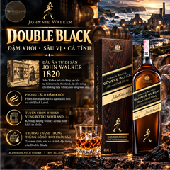Whisky Johnnie Walker Double Black Label - 1000ml - 40% - Scotland