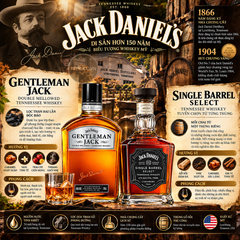 Whisky Jack Daniel's Gentleman - 750ml - 40% - Mỹ
