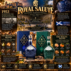 Whisky Chivas Royal Salute 21 The Malts Blend - 700ml - 40% - Scotland