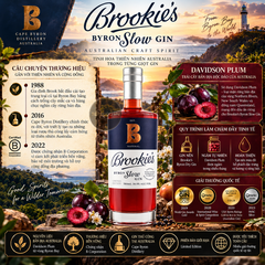 Gin Brookie's Byron Slow - 700ml - 26% - Úc
