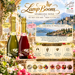 Vang Nổ Lamboom Rose Sparkling 750ml - 11% - Tây Ban Nha