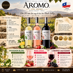 Rượu Vang Trắng Aromo Sauvignon Blanc - Chile - Sauvignon Blanc - 13% - 750ml