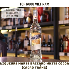 Liqueurs Marie Brizard White Cocoa/Cacao Blanc (Cacao trắng) - 700ml - 20% - Pháp