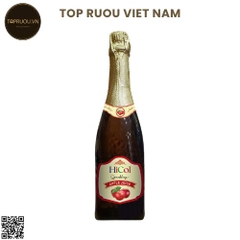 Nước Ép Không Cồn có Gas Hicol Sparking Apple (Táo)  750ml -  0% -  Việt Nam