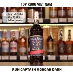 Rum Captain Morgan Dark - 40% - 700ml - Jamaica