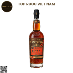 Rum Plantation Overproof O.F.T.D Artisanal - 700ml - 69% - Guyana, Jamaica và Barbados