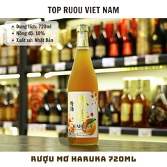 Rượu Mơ Haruka 720ml - 18% - Nhật Bản