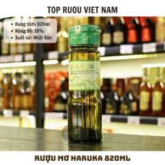 Rượu Mơ Haruka 820ml - 14% - Nhật