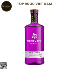Gin Whitley Neill Rhubarb & Ginger - 700ml - 43% - England