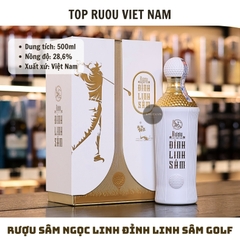 Rượu Sâm Ngọc Linh Đỉnh Linh Sâm Golf - 500ml - 28,6% - Việt Nam
