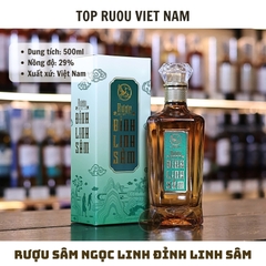 Rượu Sâm Ngọc Linh Đỉnh Linh Sâm - 500ml - 29% - Việt Nam