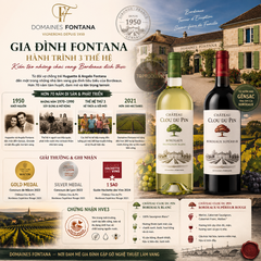Rượu Vang Đỏ Chateau Clou du Pin Bordeaux Superieur - Pháp - Cabernet Franc, Cabernet Sauvignon, Merlot - 15% - 750ml