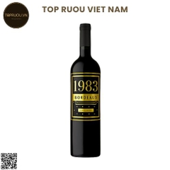 Rượu Vang Đỏ 1983 Bordouxe - Cabernet Sauvignon & Merlot - Pháp - 13.5% - 750ml