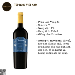 Rượu Vang Đỏ Caramia  - Ý - Primitivo - 14% - 750ml
