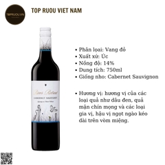 Rượu Vang Đỏ River Retreat - Úc - Cabernet Sauvignon - 14% - 750ml