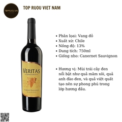 Rượu Vang Đỏ Veritas Limited Edition - Cabernet Sauvignon - 750ml - 13.5% - Chile